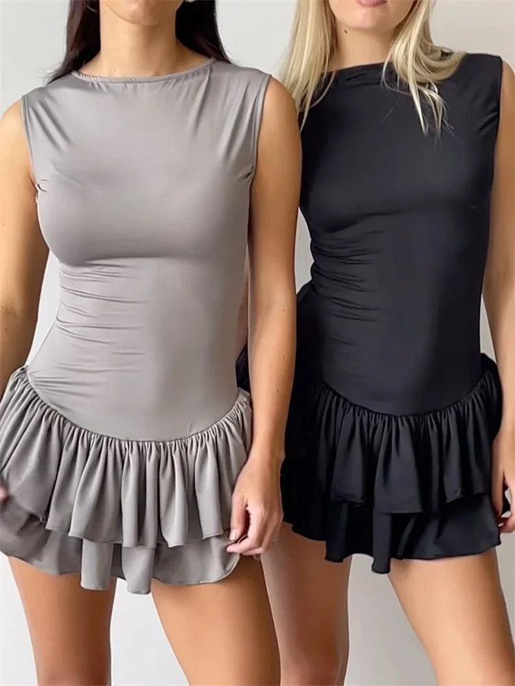 Sexy Vest Mini Dress For Women - DALI