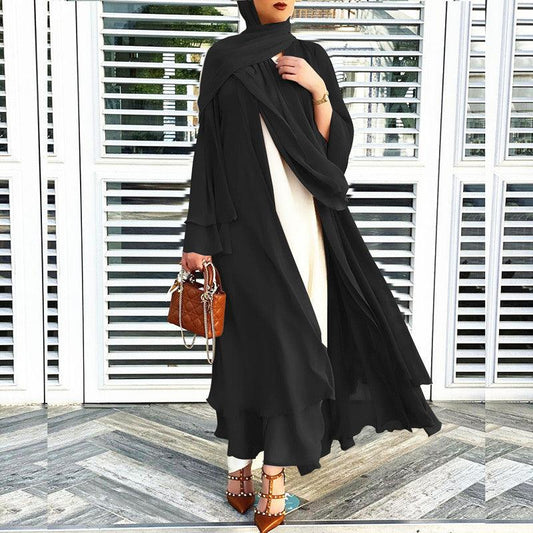Latest Muslim Abaya Fashion Soft And Elegant Large - DALI