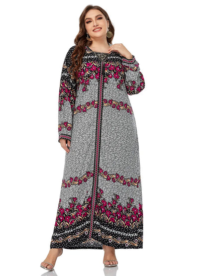 Dress Plus Size Vintage Women Fashion