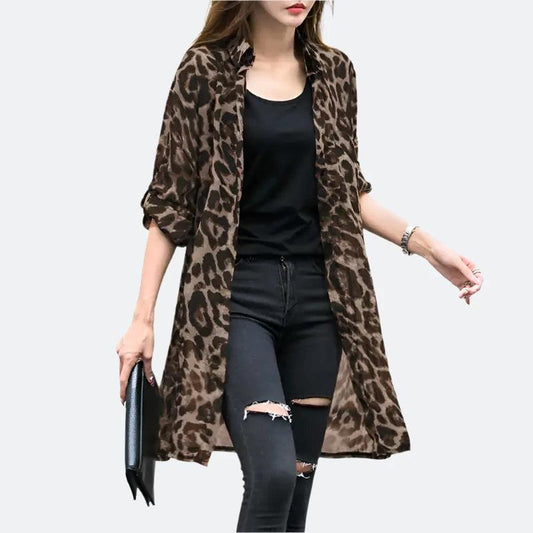 Women Leopard printed Blouse - DALI