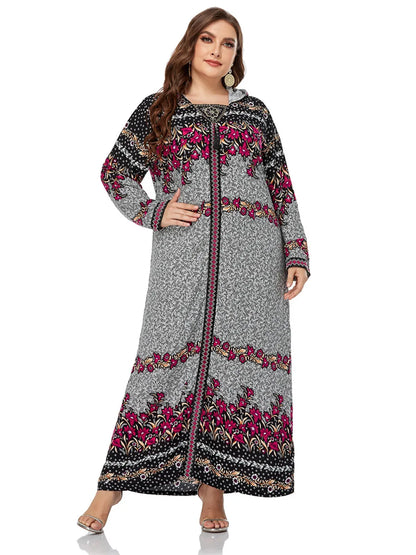 Dress Plus Size Vintage Women Fashion