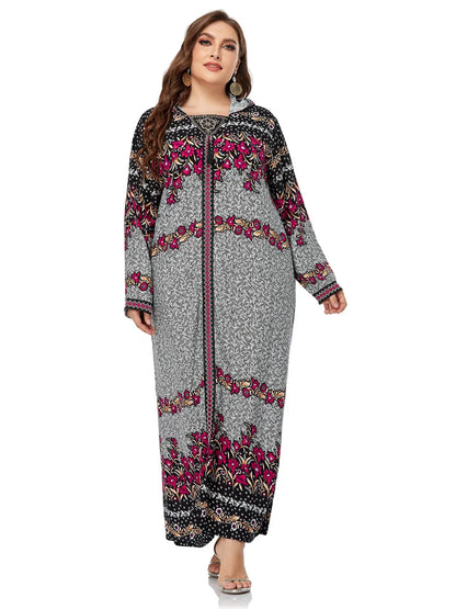 Dress Plus Size Vintage Women Fashion