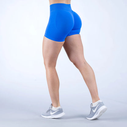 Women Low Rise Impact Shorts Sports Workout Gym Running