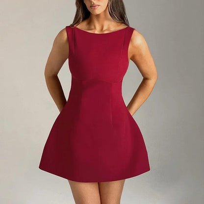 Sleeveless Sexy Strapless Mini Dress - DALI