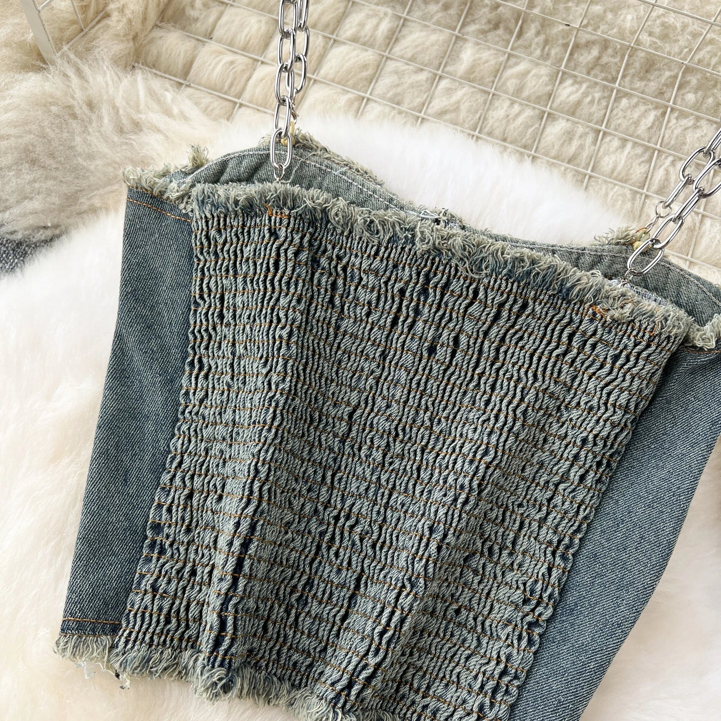 Women Vintage Denim Sets Fashion Streetwear