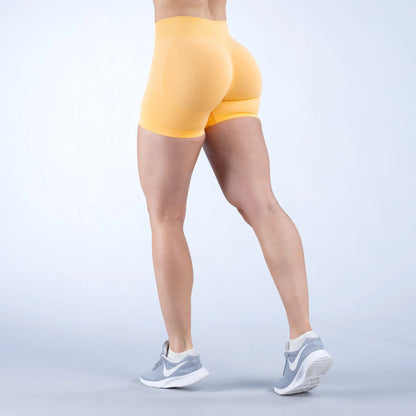 Women Low Rise Impact Shorts Sports Workout Gym Running