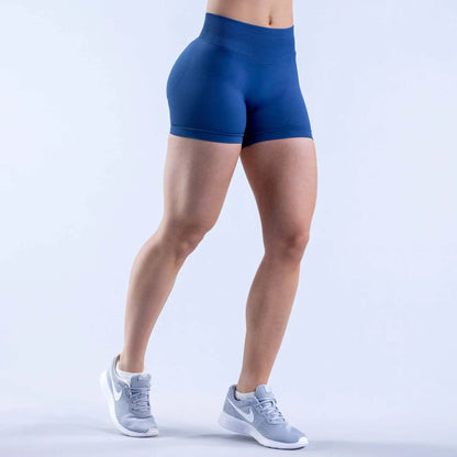 Women Low Rise Impact Shorts Sports Workout Gym Running
