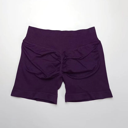 Women Low Rise Impact Shorts Sports Workout Gym Running