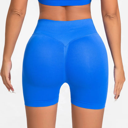 Women Low Rise Impact Shorts Sports Workout Gym Running