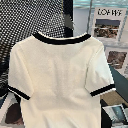 New Casual Fashion T-shirt Style Top Women