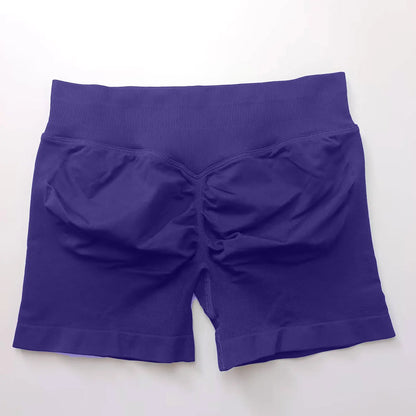Women Low Rise Impact Shorts Sports Workout Gym Running