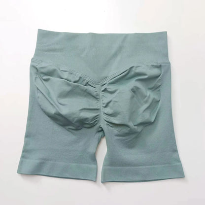 Women Low Rise Impact Shorts Sports Workout Gym Running