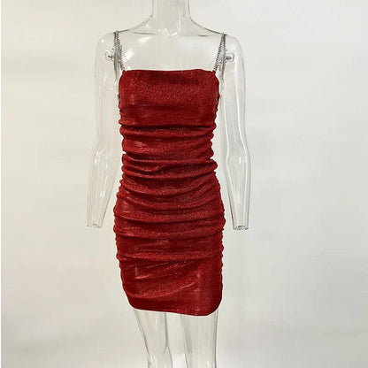 Sparkly Party Dress Mini Dresses - DALI