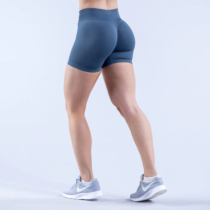 Women Low Rise Impact Shorts Sports Workout Gym Running