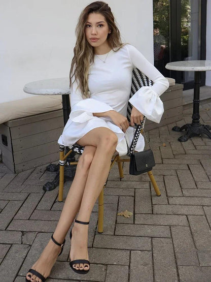 Knitted Mini Dress Female - DALI