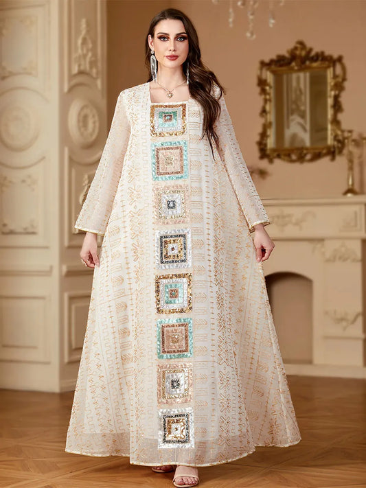 Muslim Dresses Women's Jellabiya Ramadan Fashion Casual