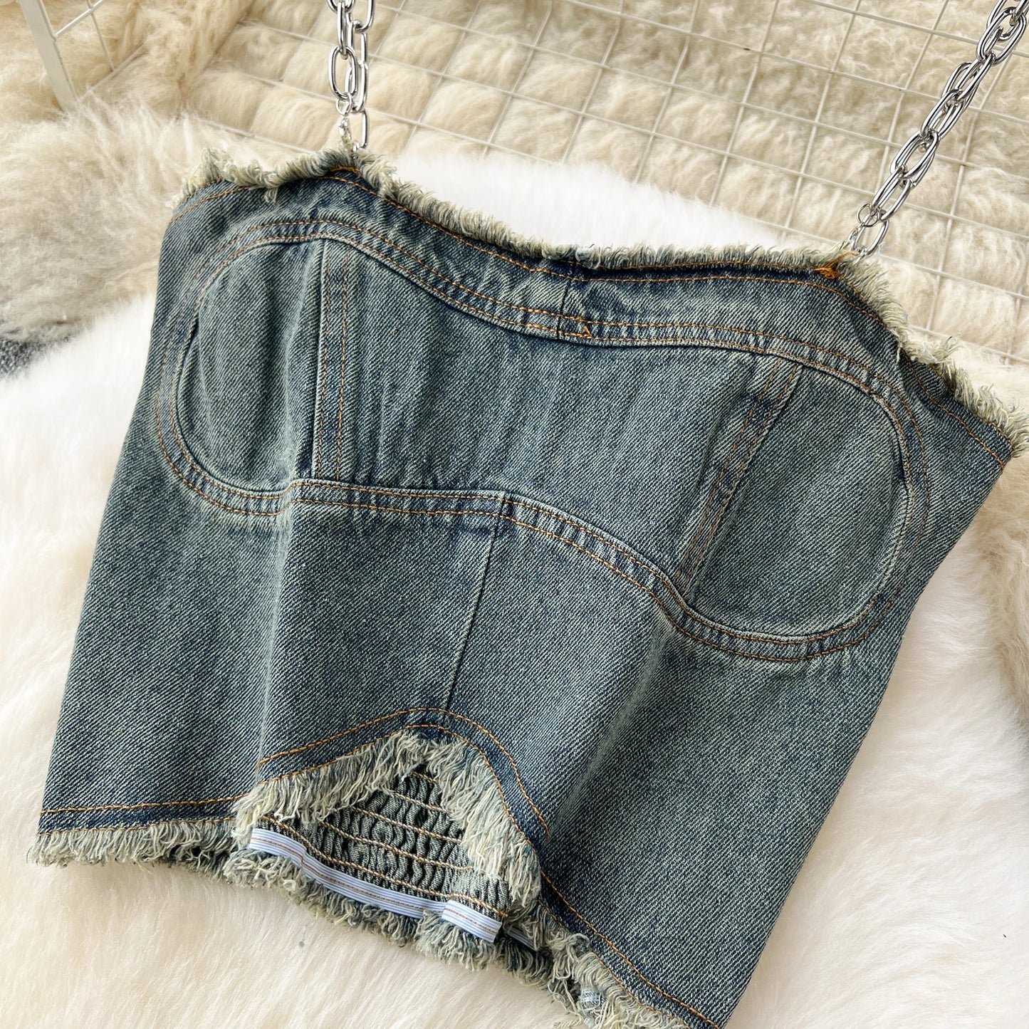 Women Vintage Denim Sets Fashion Streetwear