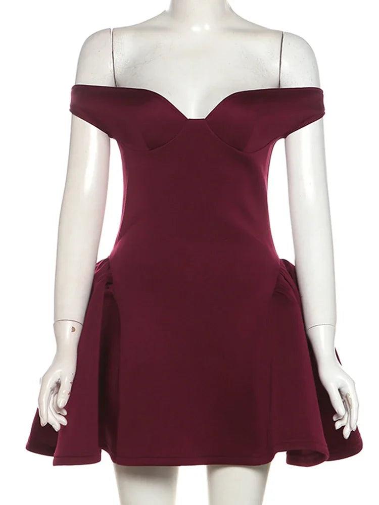 Sexy Plunge Backless Gown Dress For Women - DALI