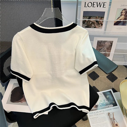 New Casual Fashion T-shirt Style Top Women