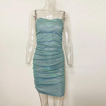 Sparkly Party Dress Mini Dresses - DALI