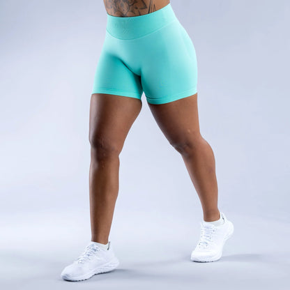 Women Low Rise Impact Shorts Sports Workout Gym Running