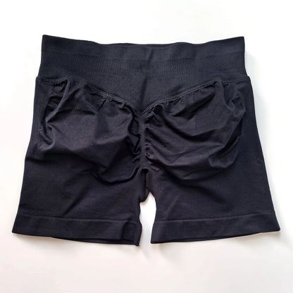 Women Low Rise Impact Shorts Sports Workout Gym Running