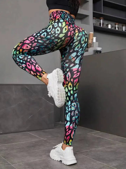New Yoga Pants Quick Dry Tight High Waist Fitness Pants