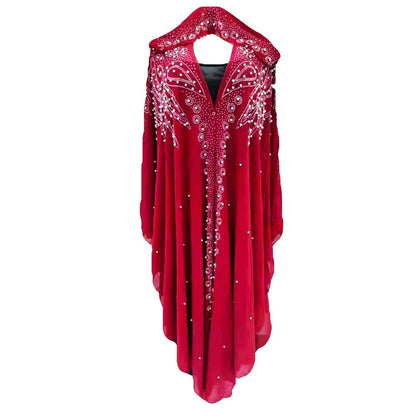 Abaya Morocco Kaftan Maxi Dress Bat Sleeve butterfly - DALI