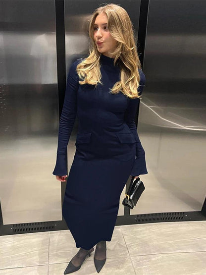 Slim Elegant Evening Dress Femme Autumn Fashion - DALI