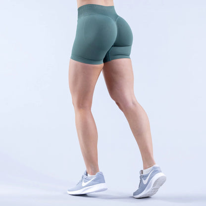 Women Low Rise Impact Shorts Sports Workout Gym Running