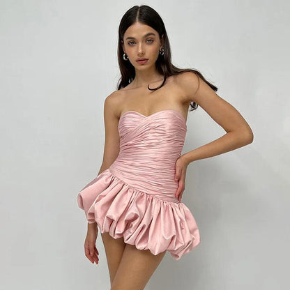 Sexy Strapless Backless Bud Dress For Women - DALI