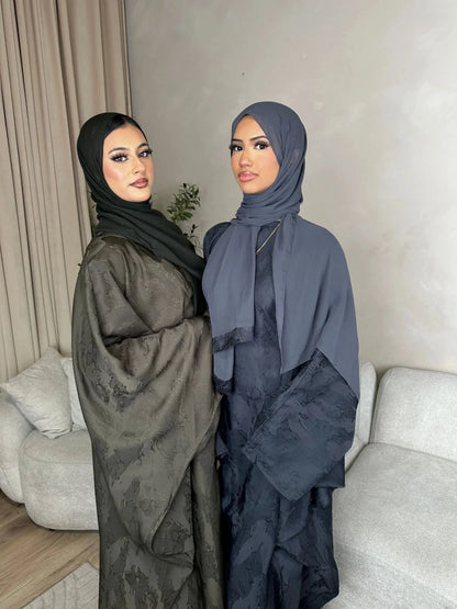 Ramadan Maxi Dress Muslim Elegant Women Evening Dress
