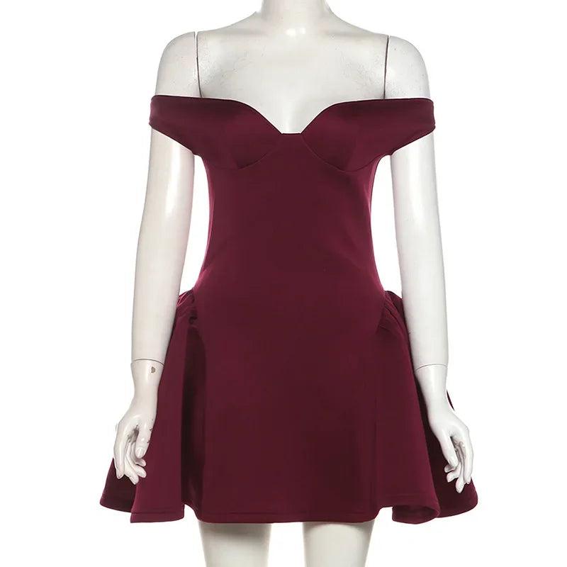 Sexy Plunge Backless Gown Dress For Women - DALI