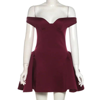 Sexy Plunge Backless Gown Dress For Women - DALI