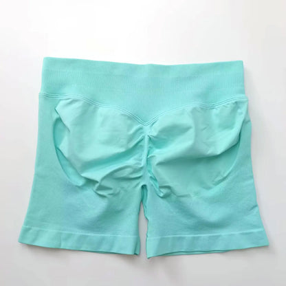 Women Low Rise Impact Shorts Sports Workout Gym Running