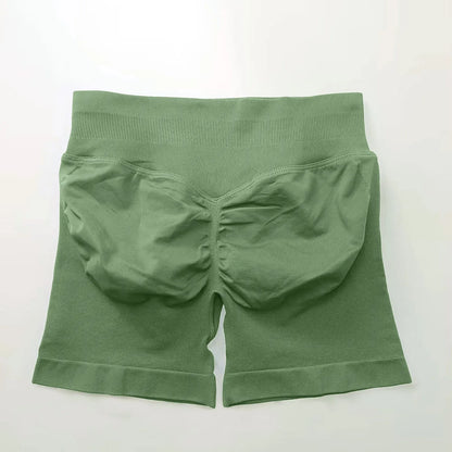 Women Low Rise Impact Shorts Sports Workout Gym Running