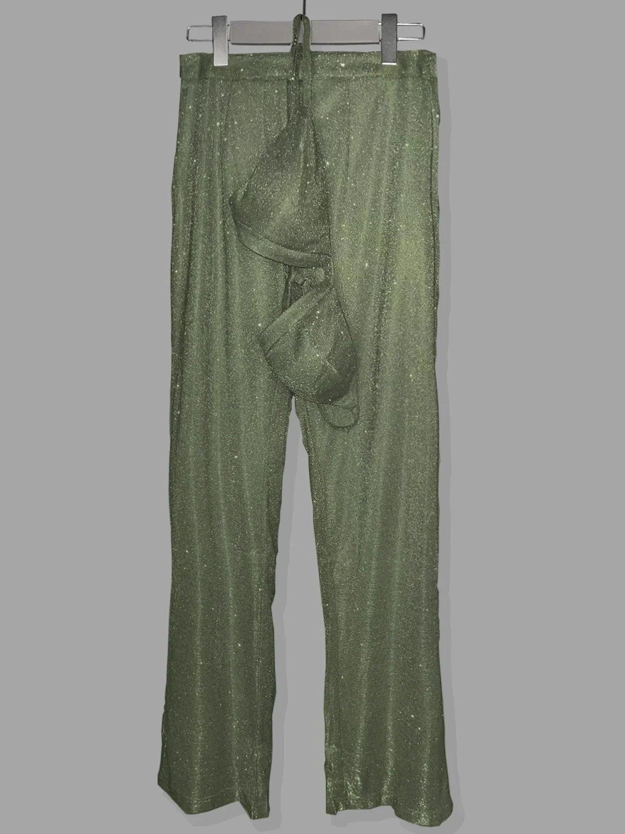 Silver Shiny Blazer Sets For Women - DALI