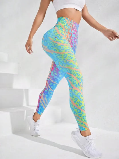 New Yoga Pants Quick Dry Tight High Waist Fitness Pants