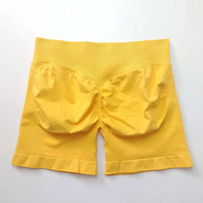 Women Low Rise Impact Shorts Sports Workout Gym Running