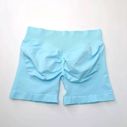 Women Low Rise Impact Shorts Sports Workout Gym Running