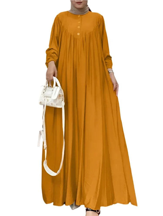 Maxi Long Dress Fashion Long Sleeve - DALI