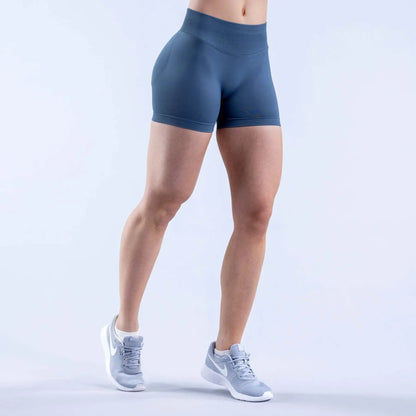 Women Low Rise Impact Shorts Sports Workout Gym Running
