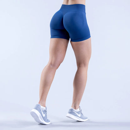 Women Low Rise Impact Shorts Sports Workout Gym Running