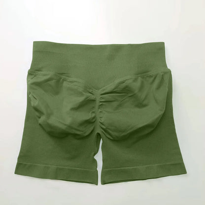 Women Low Rise Impact Shorts Sports Workout Gym Running
