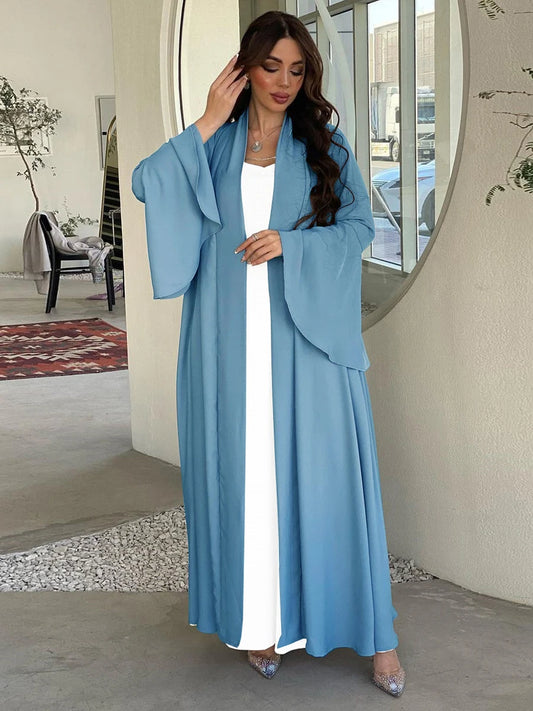 Muslim Open Kimono Abaya For Moroccan Women Fashion