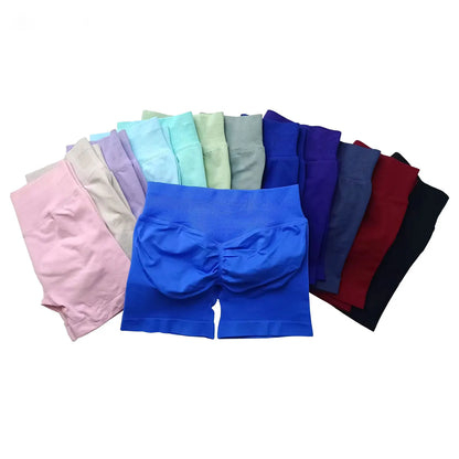 Women Low Rise Impact Shorts Sports Workout Gym Running