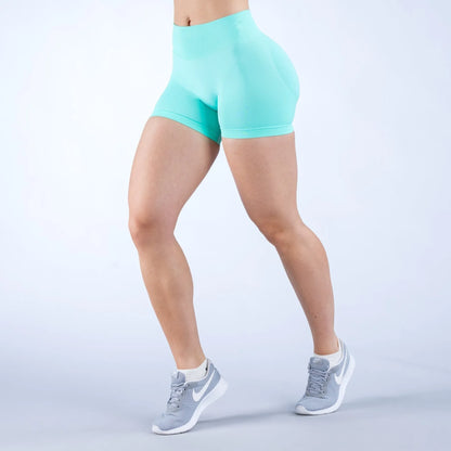Women Low Rise Impact Shorts Sports Workout Gym Running