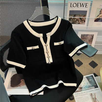 New Casual Fashion T-shirt Style Top Women
