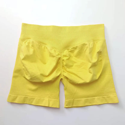 Women Low Rise Impact Shorts Sports Workout Gym Running