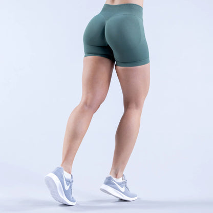 Women Low Rise Impact Shorts Sports Workout Gym Running